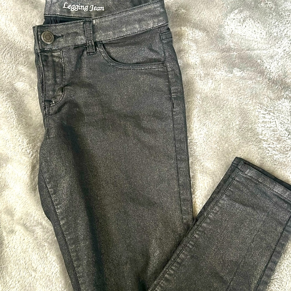 Black shiny legging Jean!!